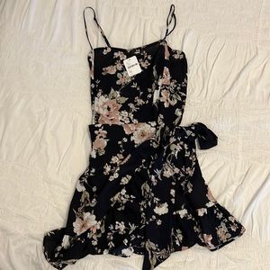 Free People never worn beautiful dress , wrap on the waist